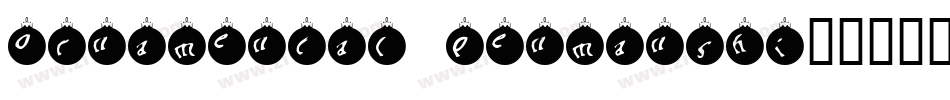 ornamental penmanshi字体转换